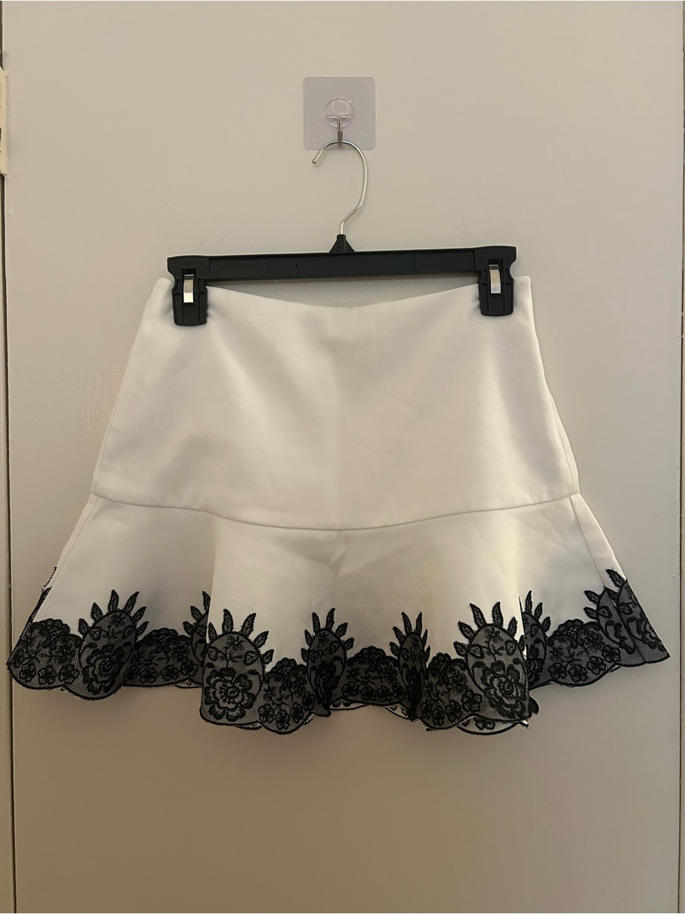 Millau Mini Skirt with Lace Trim